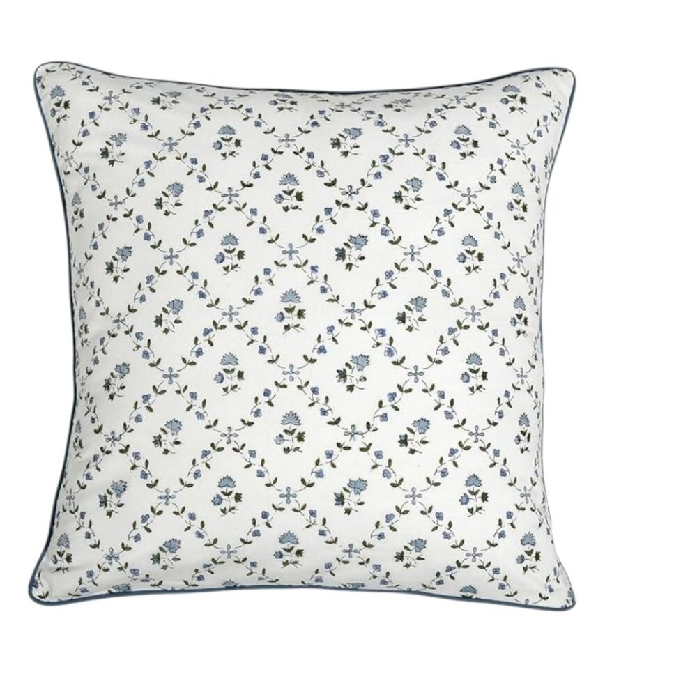 Set of 2 Decorative Vintage Farmhouse Print Square 20" x 20" Throw Pillow Covers - Picture 4 of 9